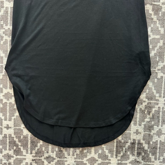 SHEIN Classic Black Sleeveless Dress Curved Hem - Coverup casual sexy - Picture 7 of 10